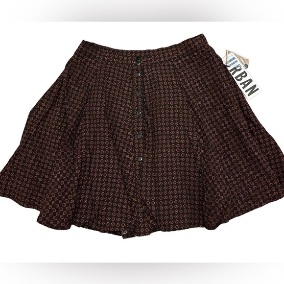 𝅺urban Outfitters Button Front Skirt. - Picture 1 of 8